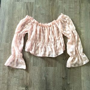 Babydoll Blush Pink Top